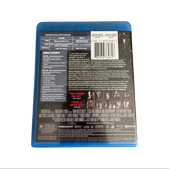 Sin City : Frank Miller : Robert Rodriguez : Quentin Tarantino : Blu-Ray - Picture 2 of 3